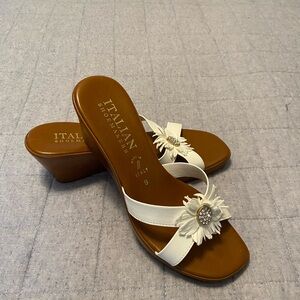 Italian Shoemakers Women's White Sandals